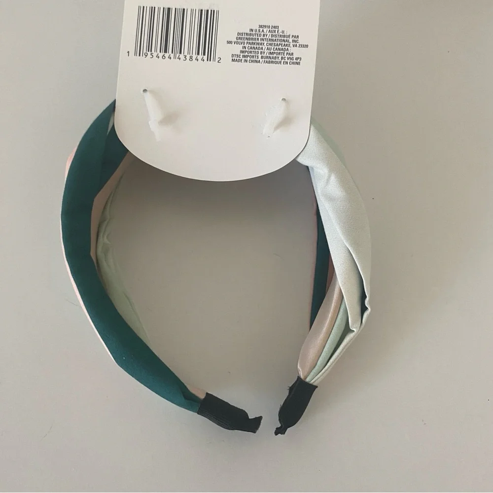 Pink and Green Head Band Hair Accessory - Picture 5 of 5